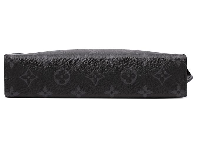 Louis Vuitton Portafoglio Gaston Monogram Eclipse Nero - vista 3
