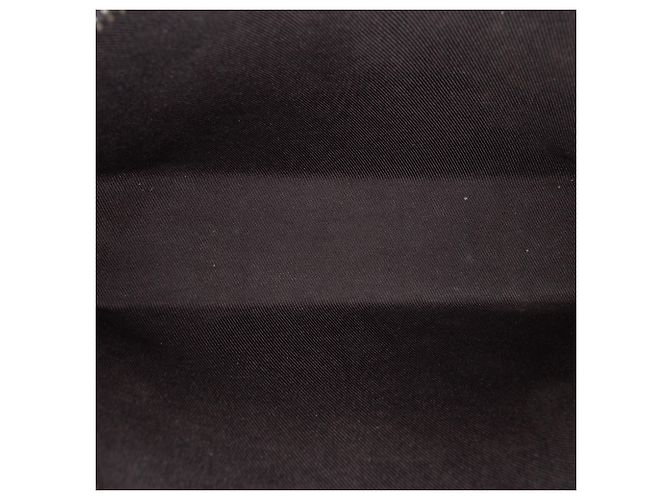Louis Vuitton Portafoglio Gaston Monogram Eclipse Nero - vista 4