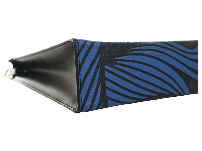 Louis Vuitton Blue Christopher Nemeth Damier Graphite Pochette Voyage Rope MM - vista 7