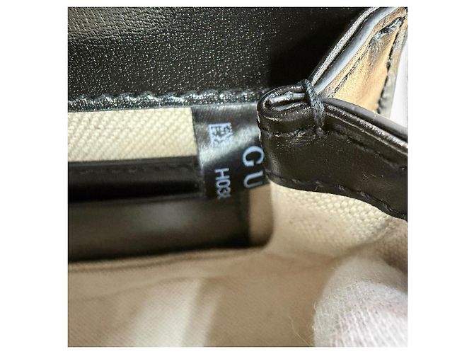 Bamboo Borsa Gucci 1947 Small in pelle di vitello nera con manico in bambù Nero - vista 6