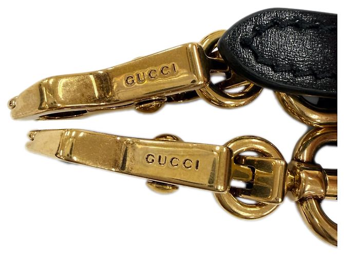 Bamboo Borsa Gucci 1947 Small in pelle di vitello nera con manico in bambù Nero - vista 9