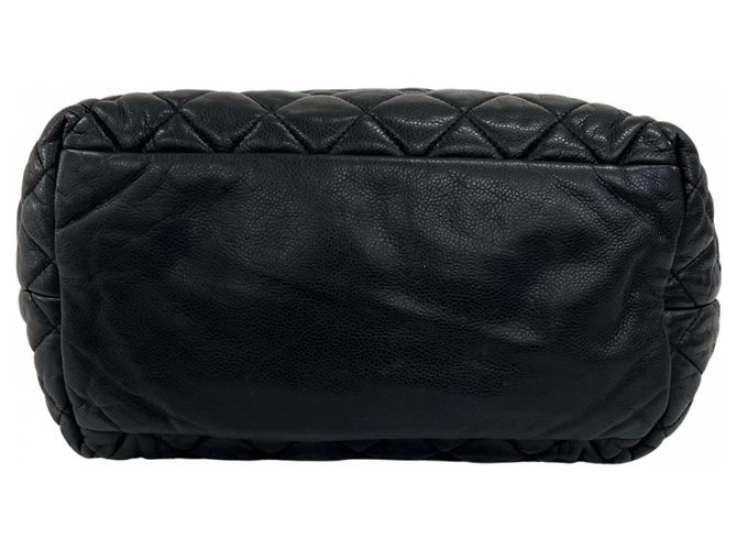 Borsa Chanel Coco Cocoon in pelle nera Nero - vista 4