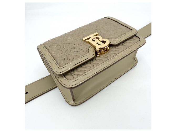 Borsa a tracolla Burberry da donna Beige - vista 3