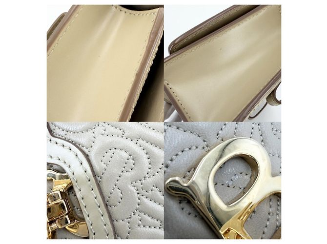 Borsa a tracolla Burberry da donna Beige - vista 7