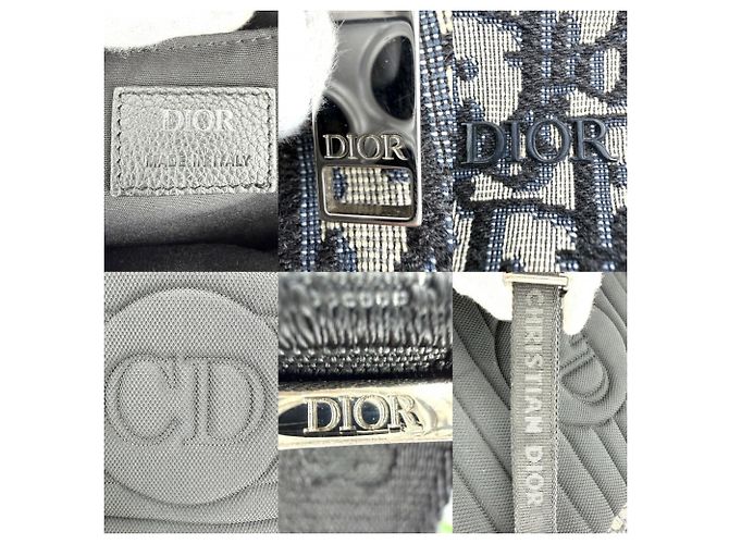 Zaino Rider da uomo Christian Dior Nero Beige Blu navy - vista 5
