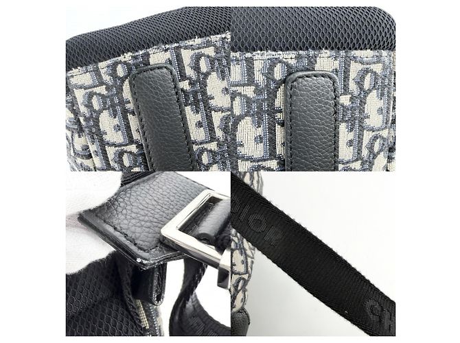 Zaino Rider da uomo Christian Dior Nero Beige Blu navy - vista 6