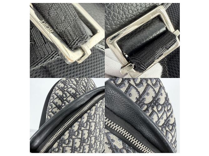 Zaino Rider da uomo Christian Dior Nero Beige Blu navy - vista 7