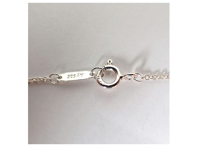 Pendente Tiffany & Co. 925 smalto blu Return to Tiffany doppio cuore - vista 6