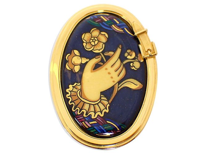 Spilla Hermès oro D'oro - vista 2