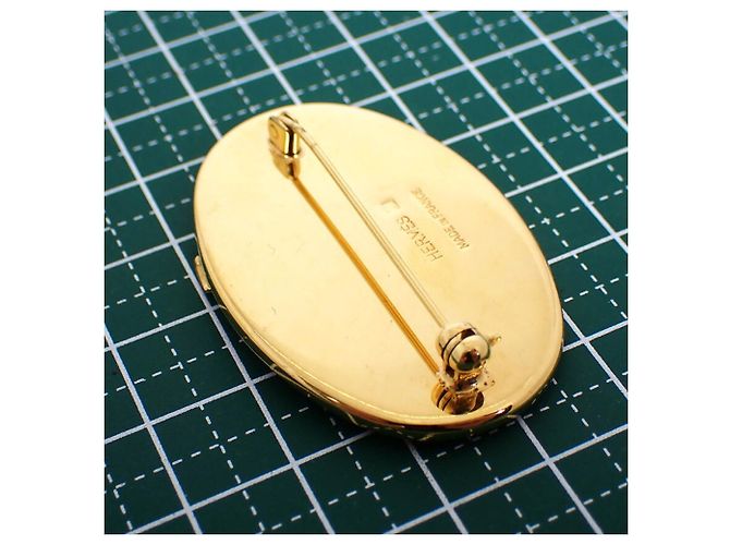 Spilla Hermès oro D'oro - vista 7