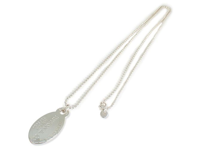 Return to Tiffany Tiffany & Co. Collana lunga a palline con medaglione ovale Return to 925 - vista 2