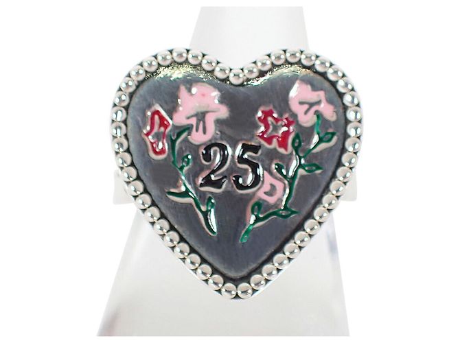 Anello Cuore GUCCI Ag925 BOSCO & ORSO - vista 2