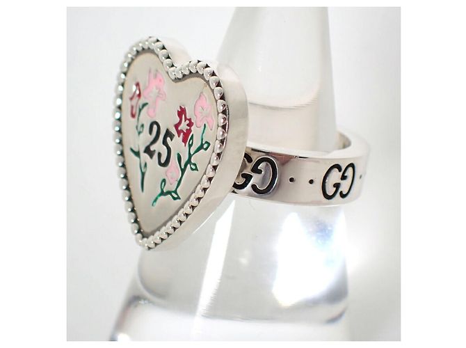 Anello Cuore GUCCI Ag925 BOSCO & ORSO - vista 4