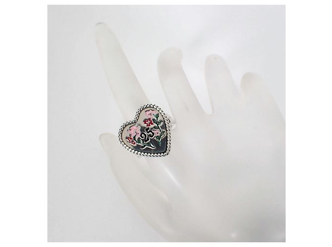 Anello Cuore GUCCI Ag925 BOSCO & ORSO - vista 5