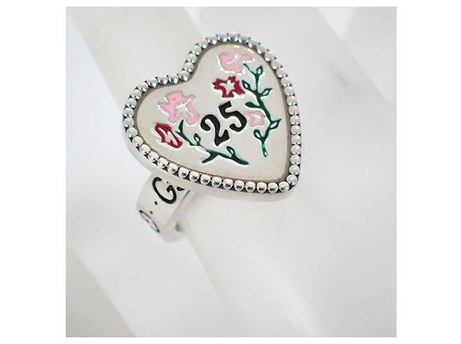 Anello Cuore GUCCI Ag925 BOSCO & ORSO - vista 7