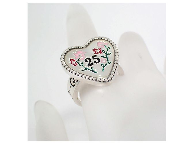 Anello Cuore GUCCI Ag925 BOSCO & ORSO - vista 8