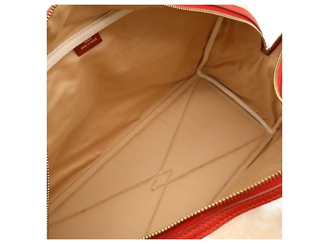 Hermès Borsa Boston Hermes Victoria 43 Rosso Beige - vista 8