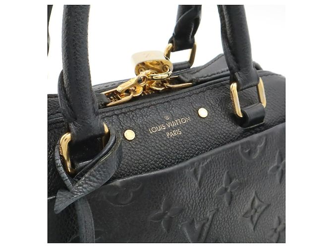 Borsa Louis Vuitton Monogram Empreinte Speedy Bandoulière 20 Nero - vista 10