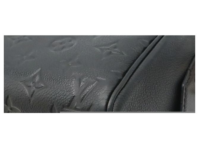 Borsa Louis Vuitton Monogram Empreinte Speedy Bandoulière 20 Nero - vista 4