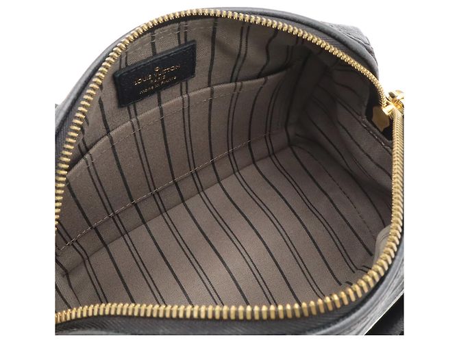 Borsa Louis Vuitton Monogram Empreinte Speedy Bandoulière 20 Nero - vista 7