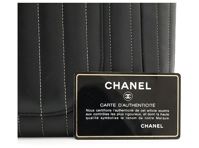 Nuova borsa tote CHANEL Mademoiselle Nero - vista 10