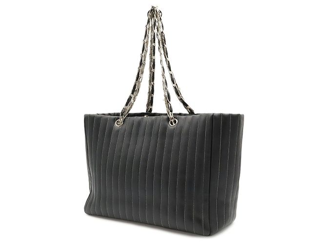 Nuova borsa tote CHANEL Mademoiselle Nero - vista 3