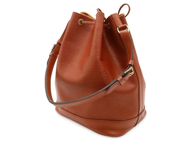 Borsa a tracolla Louis Vuitton Epi Noe Marrone - vista 3