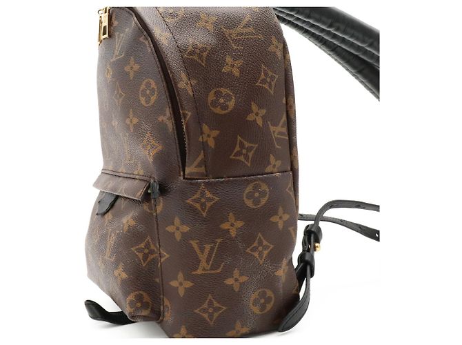 Zaino Louis Vuitton Monogram Palm Springs PM Marrone - vista 8