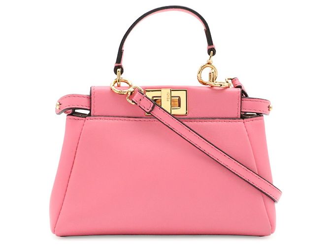 Borsa Fendi Micro Peekaboo Rosa - vista 2