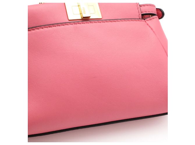 Borsa Fendi Micro Peekaboo Rosa - vista 8