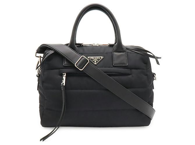 Borsa a mano/Borsa a tracolla Prada Bomber Nero - vista 2