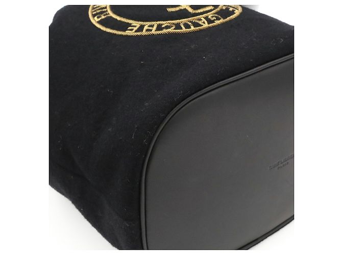 Borsa a secchiello Yves Saint Laurent Rive Gauche Nero - vista 4