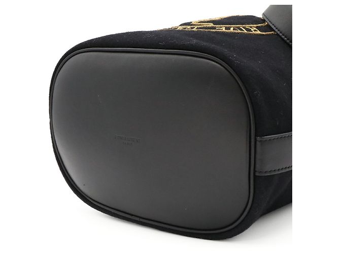 Borsa a secchiello Yves Saint Laurent Rive Gauche Nero - vista 6