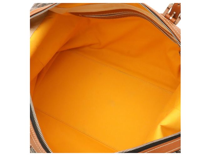 Borsa Boston Goyard Boeing 45 Marrone Nero Bianco - vista 8