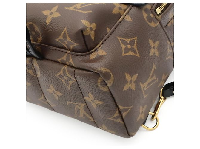 Zaino Louis Vuitton Monogram Palm Springs Mini Marrone - vista 4