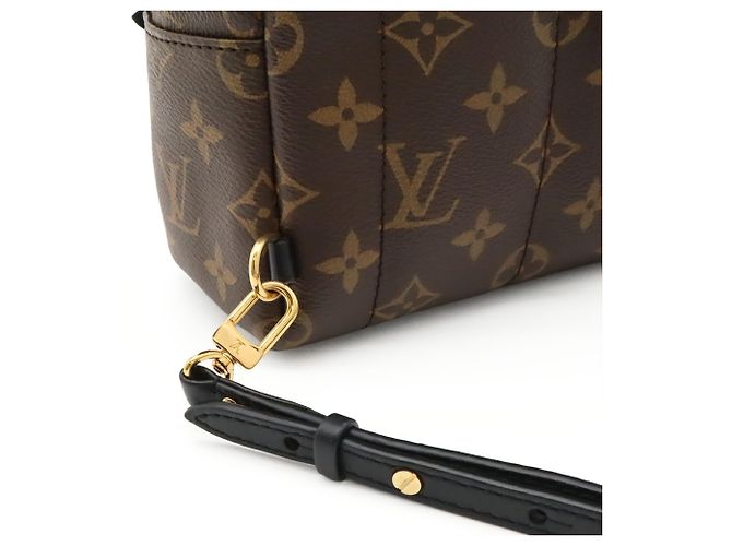 Zaino Louis Vuitton Monogram Palm Springs Mini Marrone - vista 6