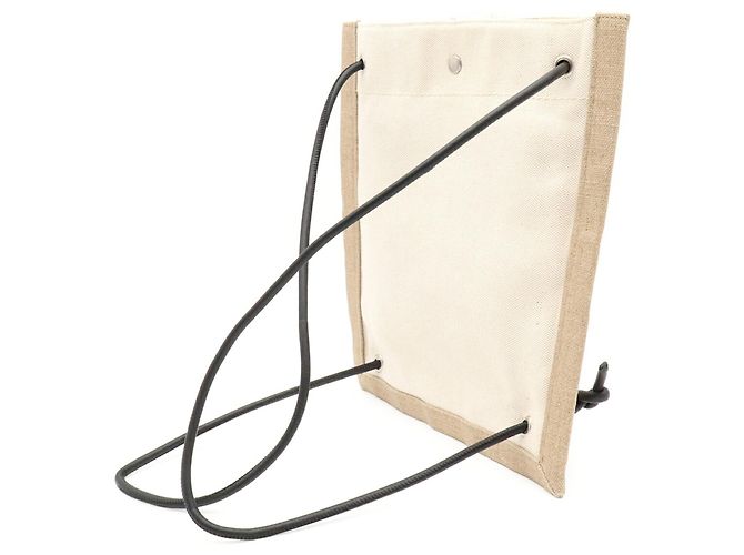 Zaino e Borsa a Tracolla Yves Saint Laurent University Flat Nero Beige - vista 3