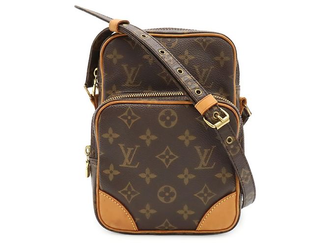 Borsa a tracolla Pochette Louis Vuitton Monogram Amazon Marrone - vista 2