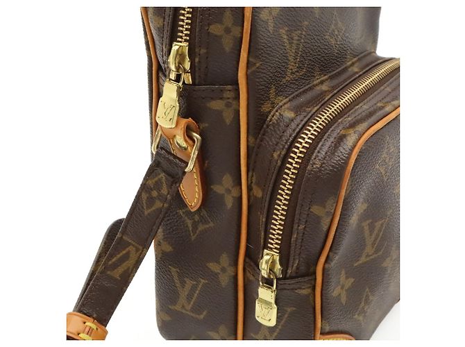 Borsa a tracolla Pochette Louis Vuitton Monogram Amazon Marrone - vista 7