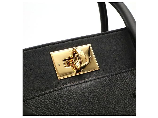 Louis Vuitton Monogram Tuftage On My Side MM Handtasche Schwarz - Ansicht 7