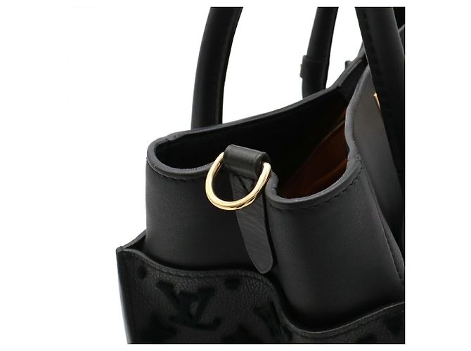 Louis Vuitton Monogram Tuftage On My Side MM Handtasche Schwarz - Ansicht 8
