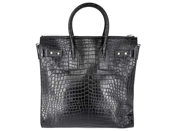 Borsa Saint Laurent Women's North/South Sac de Jour Nero - vista 2