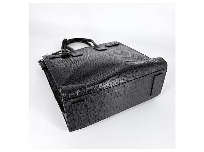 Borsa Saint Laurent Women's North/South Sac de Jour Nero - vista 3