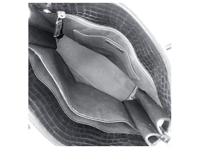 Borsa Saint Laurent Women's North/South Sac de Jour Nero - vista 4