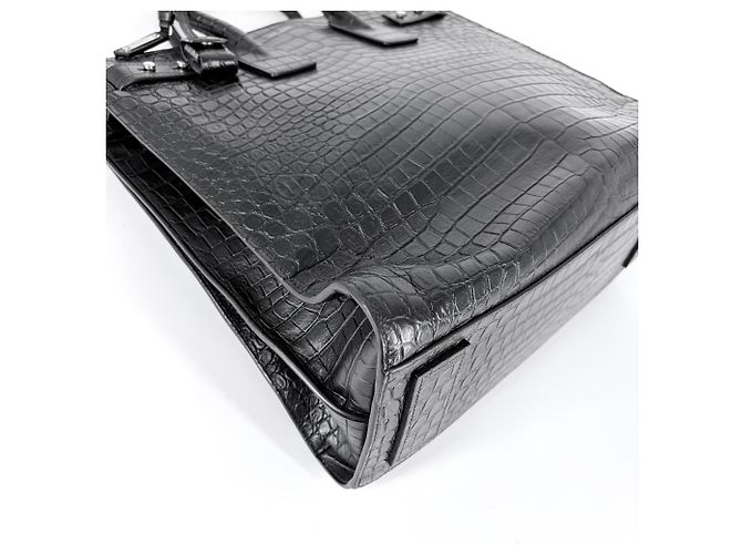 Borsa Saint Laurent Women's North/South Sac de Jour Nero - vista 6