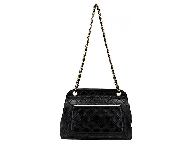 Borsa a Tracolla Chanel Matelassé Nero - vista 2