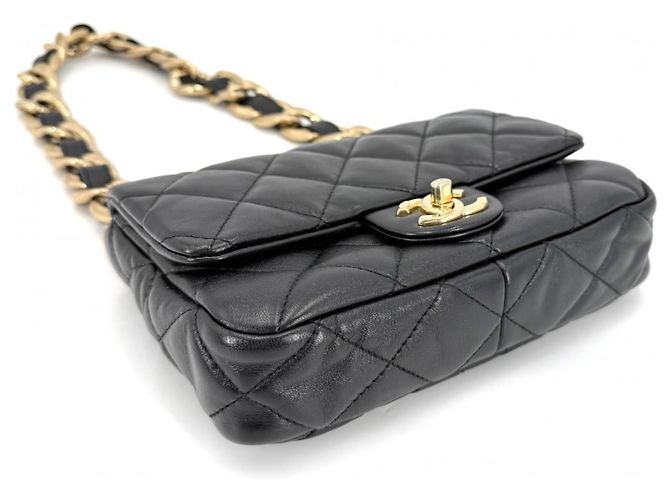 Borsa a tracolla Matelassé da donna Chanel Nero - vista 3