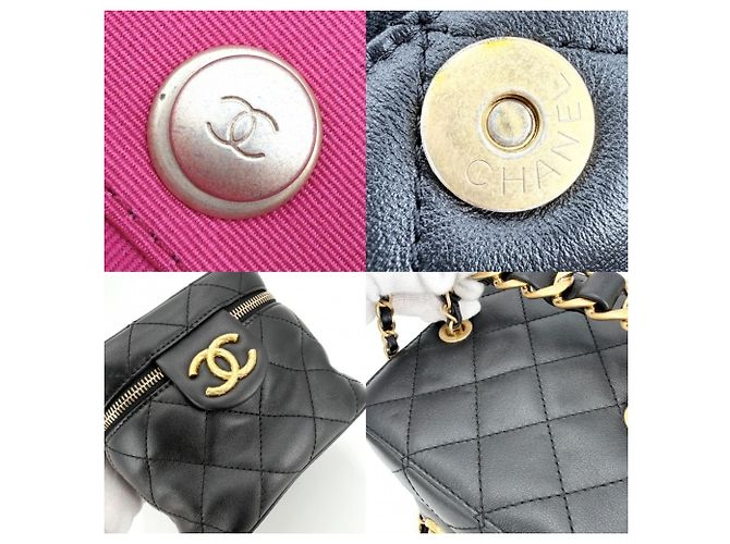 Vanity Borsa a tracolla Matelassé da donna Chanel Nero - vista 7