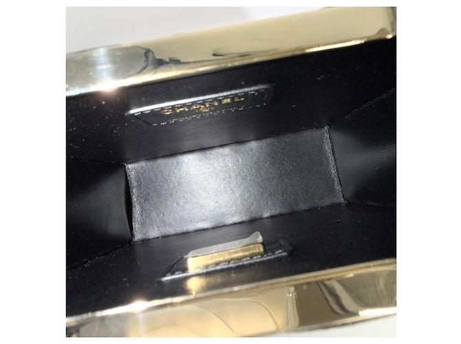 Borsa a spalla da sera Chanel Matelassé Nero - vista 4