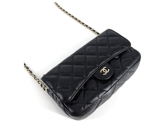 Timeless Portafoglio con catena Chanel Matelassé Nero - vista 3